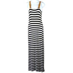 Carmen Marc Valvo striped maxi dress Clearance!